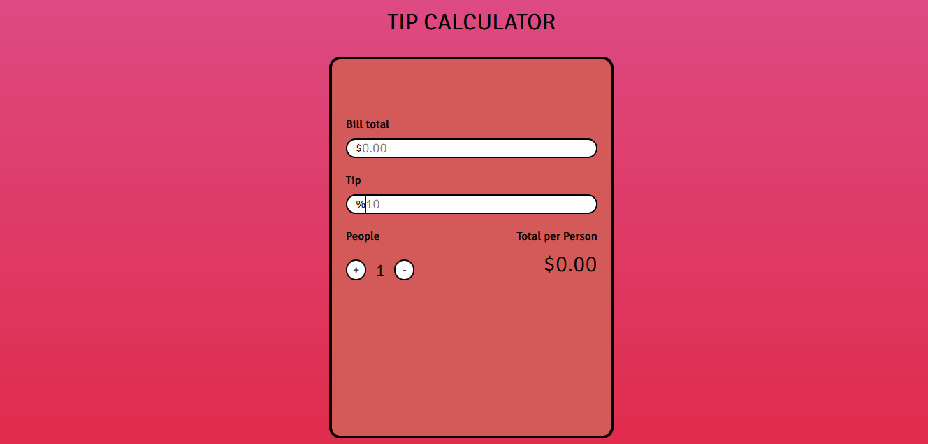 Tip Calculator